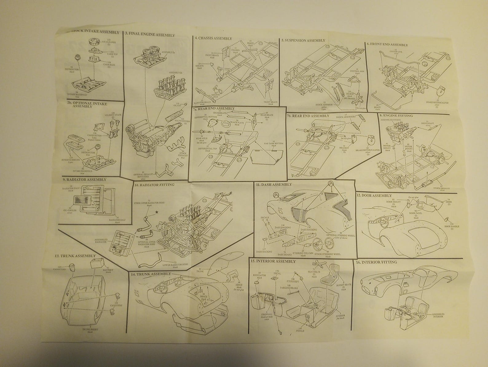 1990 AMT ERTL Shelby Cobra 427 Model Complete in Box With Instructions ...