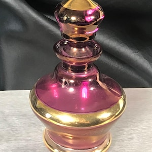 Antique Czech Violet Perfume Bottle