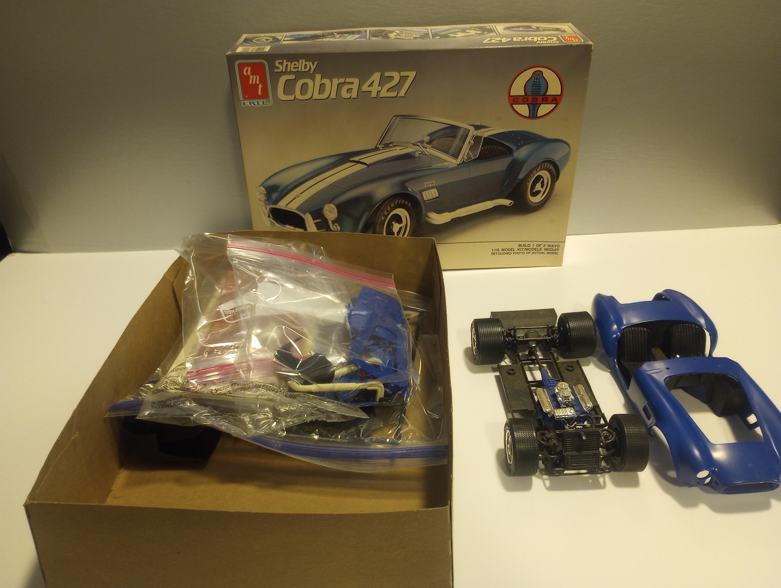 1990 AMT ERTL Shelby Cobra 427 Model Complete in Box With Instructions ...