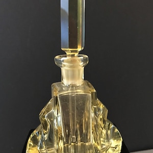 Art Deco Prism Dabber Perfume Bottle
