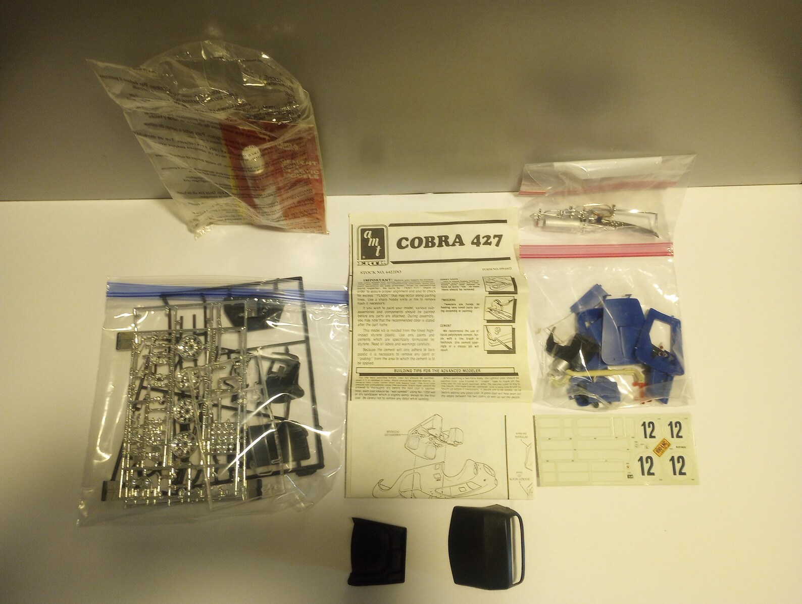 1990 AMT ERTL Shelby Cobra 427 Model Complete in Box With Instructions ...