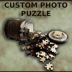 Custom Wooden Photo Puzzle