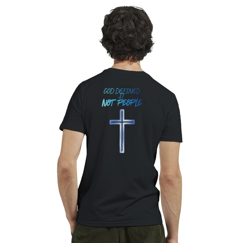 Bekräftelse-T-shirt | Citat om självkänsla | Ekologisk bomull | Stilla havet och svart | S-2XL bild 2