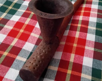 XL (80cm) African Pipe From Belgian Congo, First Half Twentieth Century