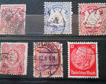 ドイツ連邦 使用済み切手セット ドイツ切手セット ゲルマニア 1905年から1919年 - Etsy 日本