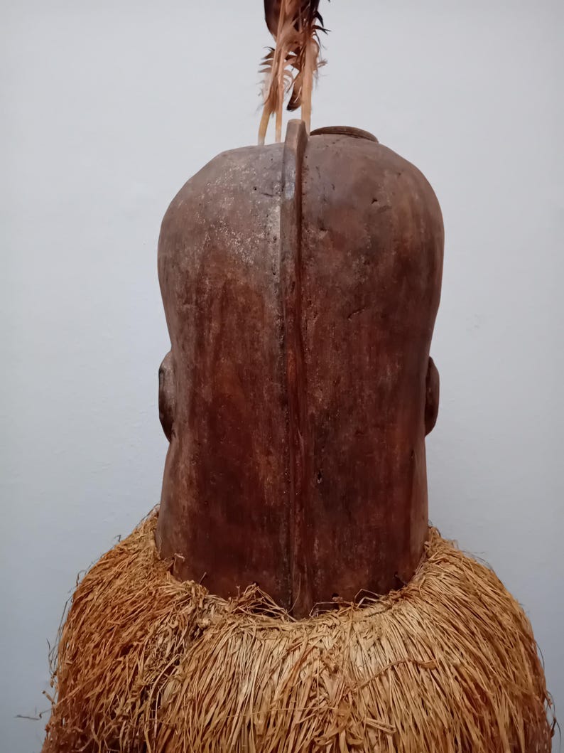 Antique African Large Ceremonial Tribal Dance Mask From the Congo, 1800 ...