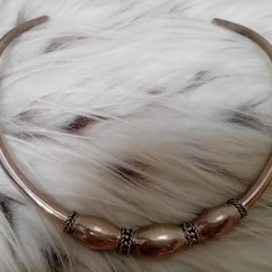 Indonesian Vintage Silver Torque Necklace, Indonesia 2000&#39;s