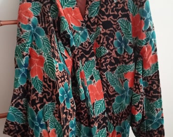 Indonesian Ikat Kimono Handmade From Indonesia 2000's