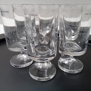 Joe Colombo Set of Six Original Smoke Glasses, in Collaboration with Arnolfo di Cambio, Italy 1960's