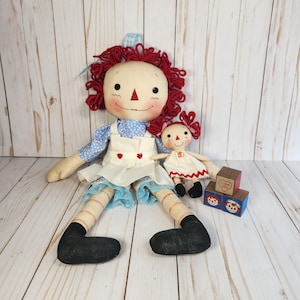 Sewing pattern Vintage Memories Raggedy and Me brand Pattern, Homespun from the Heart dolls and patterns, HFTH230