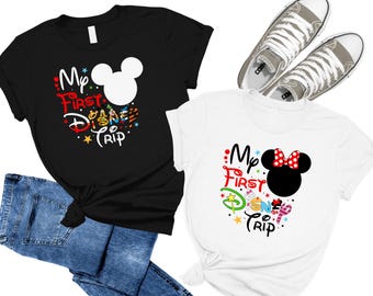 My First Disney Trip T-shirt, Vacation Mickey Shirt Shirt, Travel Shirt, Disney T-shirt Gift, Disney Gift For Kids