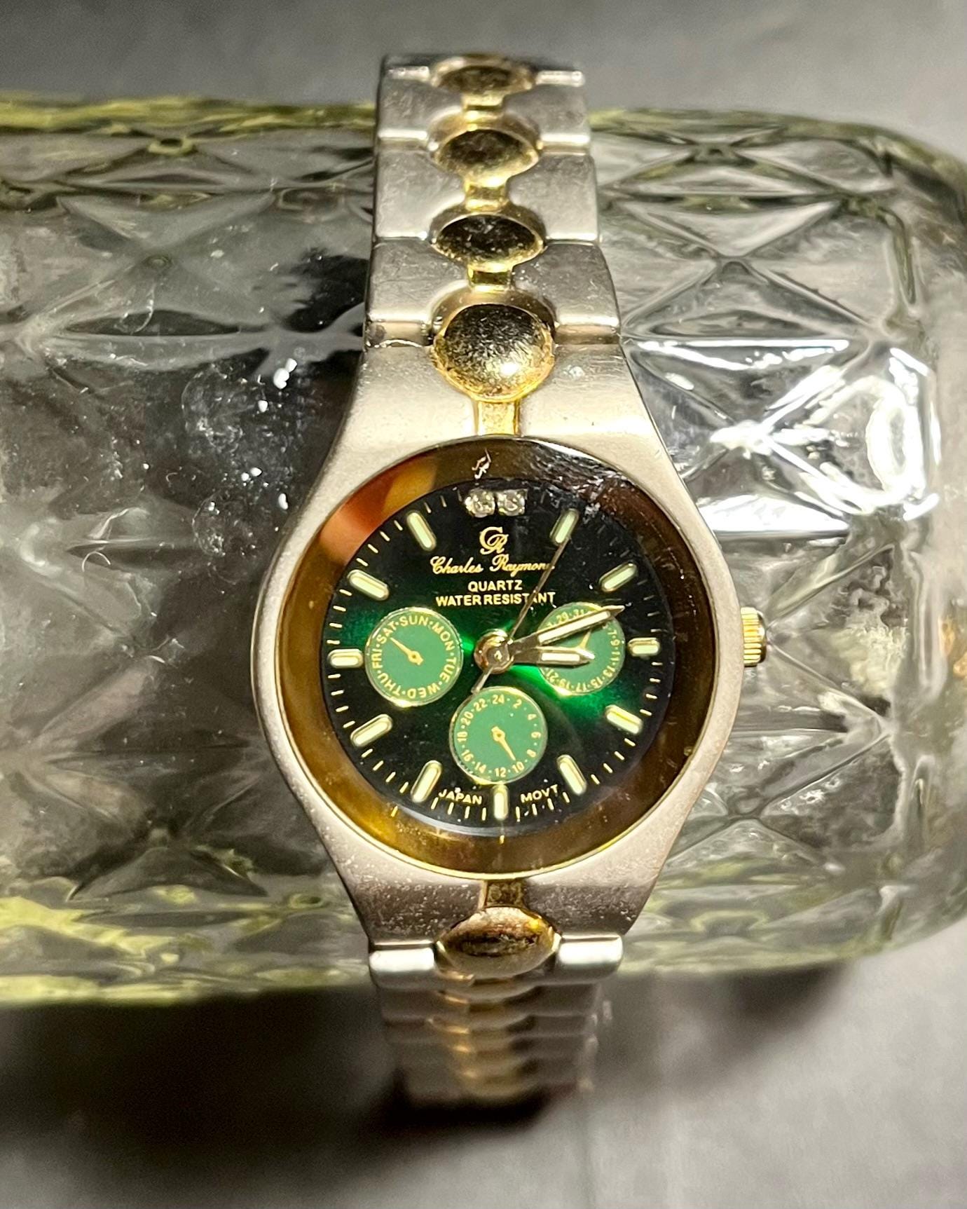 Montre Femme Charles Raymond à Quartz – Boîtier Plaqué Or Acier, Style élégant Et Luxe