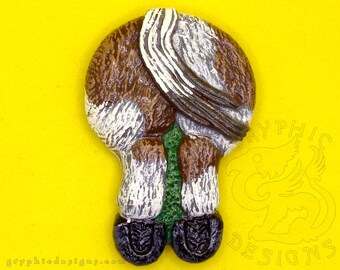 Paint Pinto Horse Butt Handmade Magnet in Bay, Chestnut, Palomino, Black, or Gray