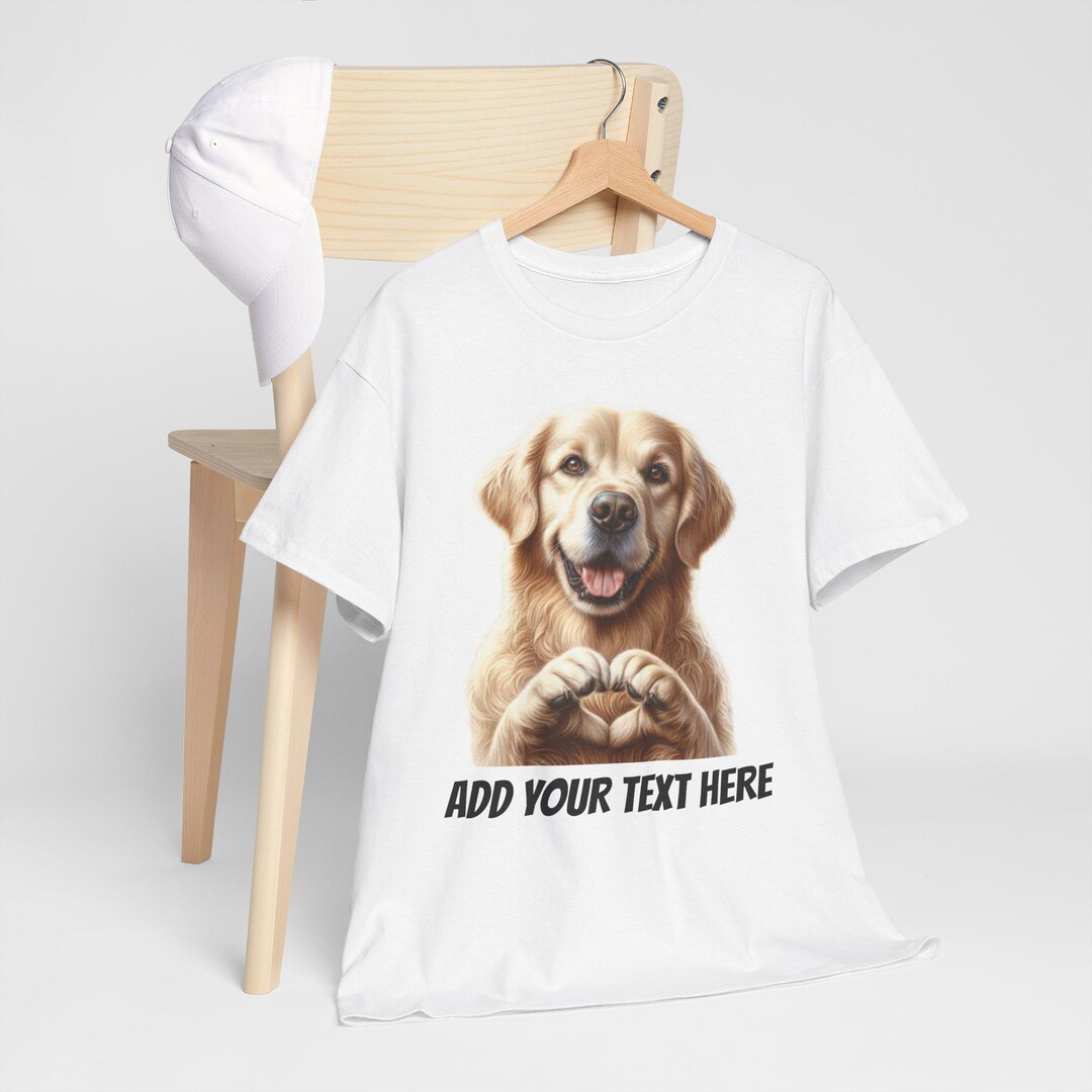 Personalized Golden Retriever T-shirt: Custom Dog Lover Gift - Etsy