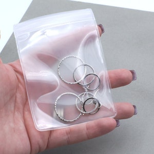 Anti-Tarnish Jewelry Storage Bag, 4 inch bag, Silver Safe Bags, 5.3m Thick Jewelry Storage Bags, Zipper Storage Bags, EVA Bags