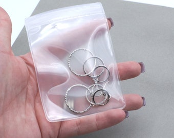 Anti-Tarnish Jewelry Storage Bag, 4 inch bag, Silver Safe Bags, 5.3m Thick Jewelry Storage Bags, Zipper Storage Bags, EVA Bags