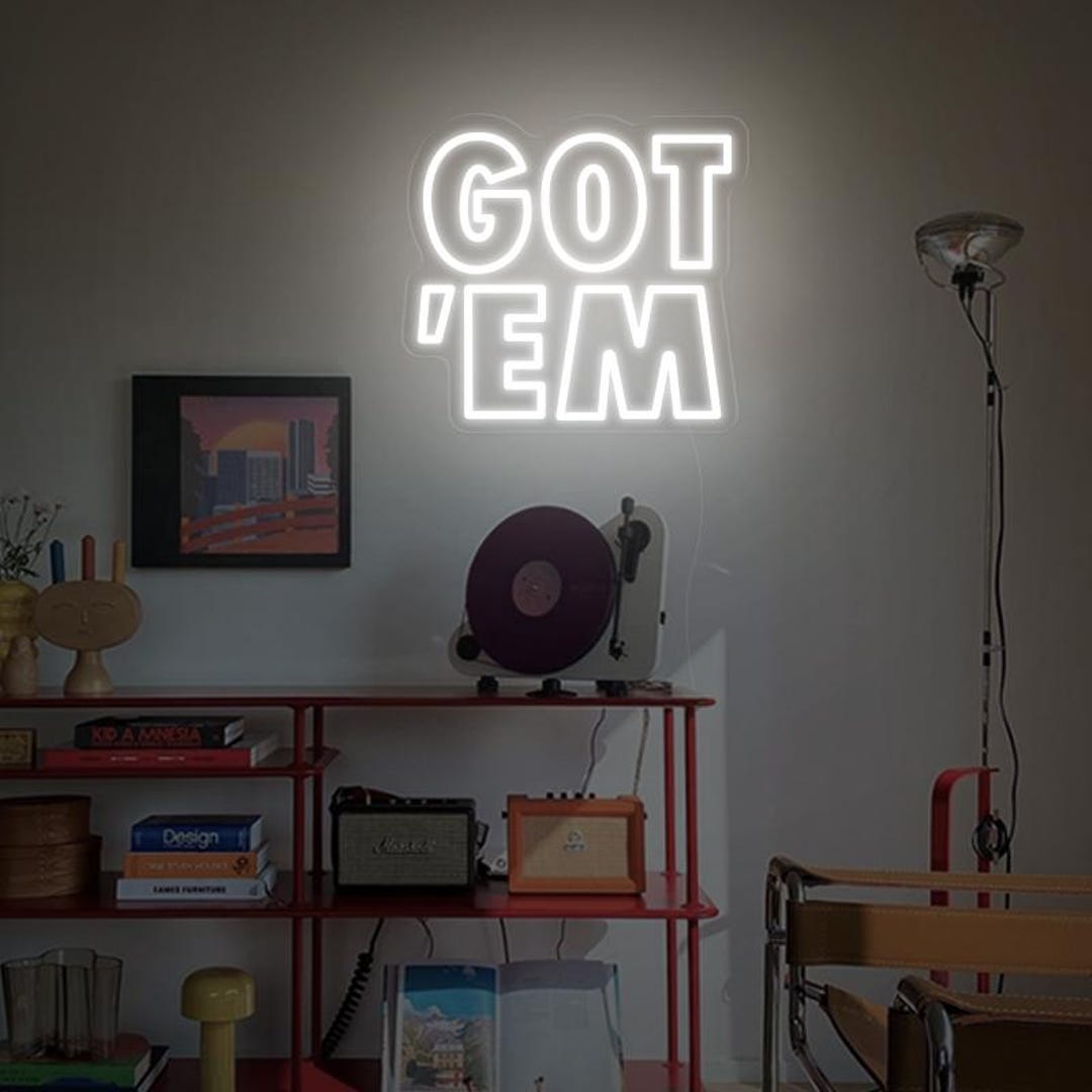 Got'em Neon Sign, Sneaker Wall Display Decor, Got 'em Sneakerhead Gift ...