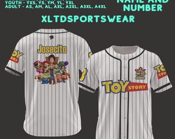 Toy Story Fully Sublimated Button Down Jersey