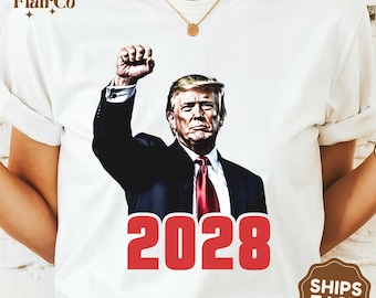 Trump 2028 Election Shirt: MAGA Republican Support Tee