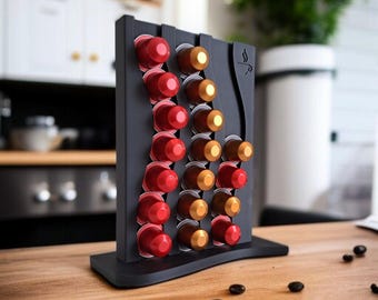 3D Printed Nespresso Vertuo Pod Holder: Modern Coffee Capsule Organizer