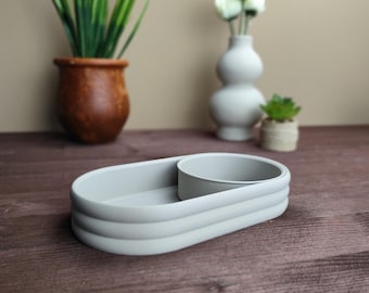 Modern 3D Printed Desk Tray: Eco-Friendly PLA Key Holder