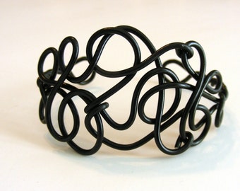 FREESTYLE -  One Of a Kind Artistic Bracelet Cuff - Customize Your Color