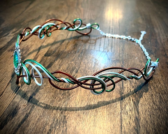 Elven Circlet SEA FAE - Wire Wrapped Swimable Crown  display picture 3