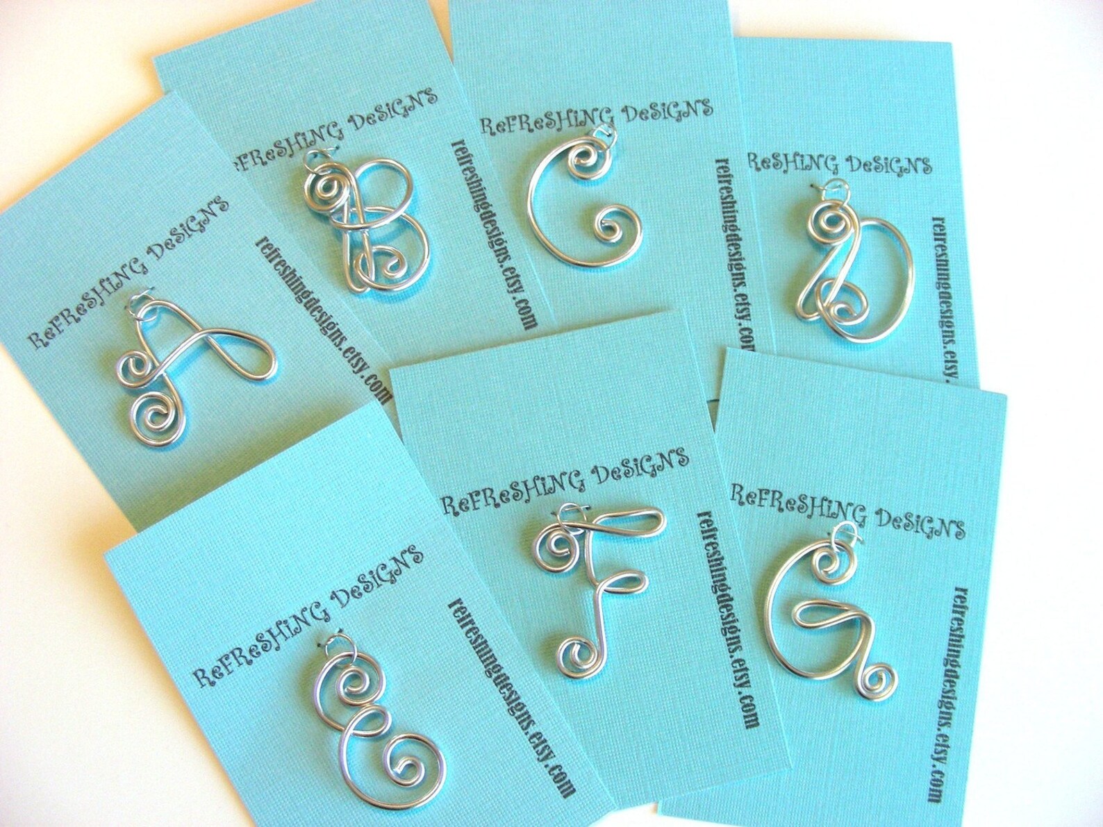 Initial Pendant Choose Your Own Letter and Color - Etsy