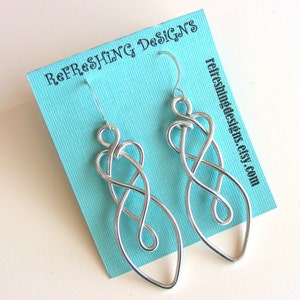 Celtic Friendship Knot Earrings - customize your own color