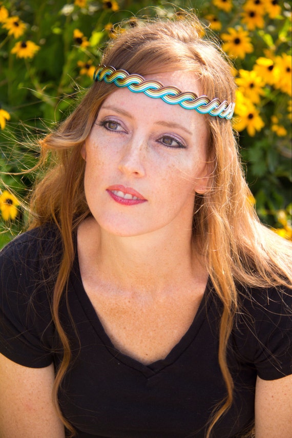 Celtic Wave Headband Wire Wrapped - 4 Wires - Choose Your  display picture 1