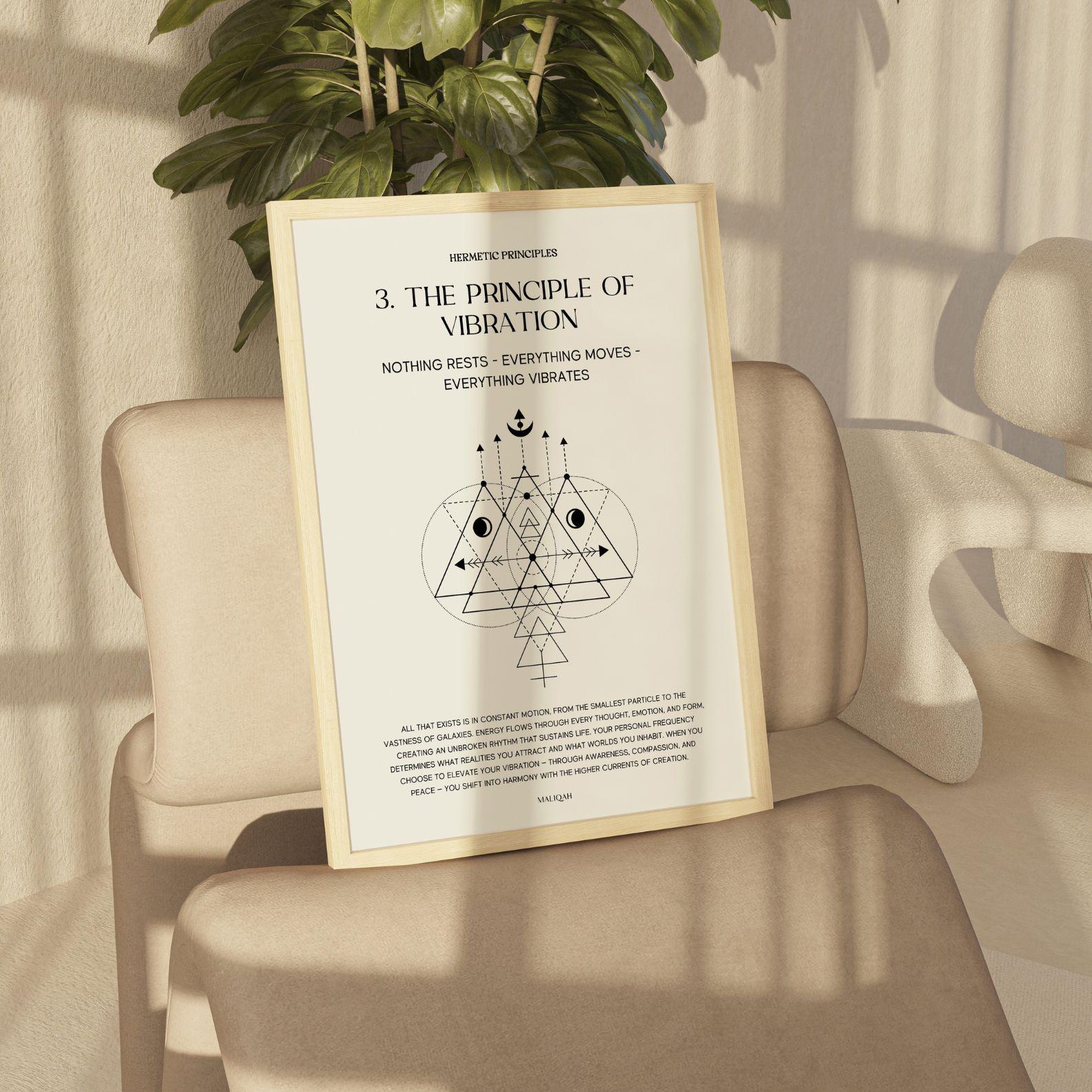Alchemy Principles Hermetic Principles Poster Set of 7 Universal Laws | Alchemy & Mystical ...