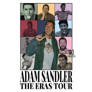 Adam Sandler T-Shirt Design PNG: Retro 90s Bootleg Tee (Digital Download)