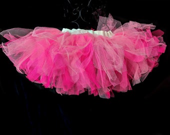 Bereit zum Posten - Pink Glow Tutu Erwachsene Pink Tutus UV Tutus Raver Tutus Dance Show Tutu Fundraiser Tutus Neon Tutus Glow Party Tutus Geburtstag