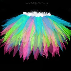 Neon Girls Tutu - Design Your Own Custom Tutu - Custom Colour Tutus - Birthday Outfit - Dance Tutus - Birthday Tutus - Glow Party