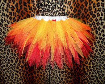 Fire Tutu Halloween Tutu Devil Costume Phoenix Costume Flames Tutus Adult Tutu