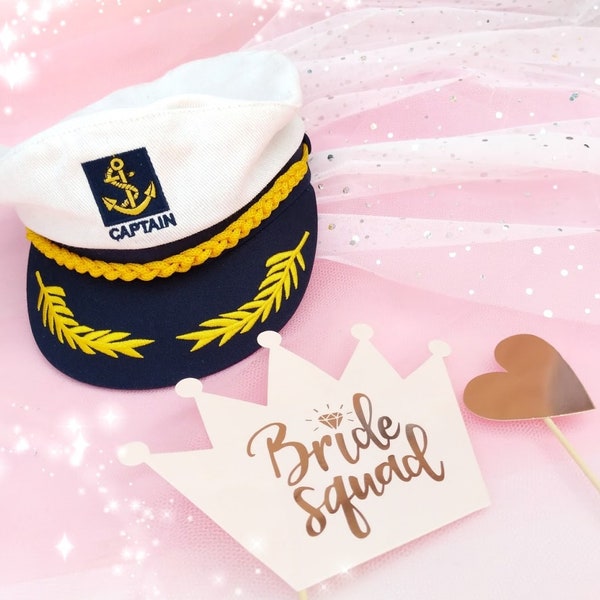 Bride Captain Hat Etsy