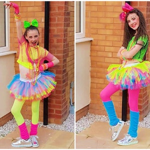 Neon Outfit Kids Etsy Canada