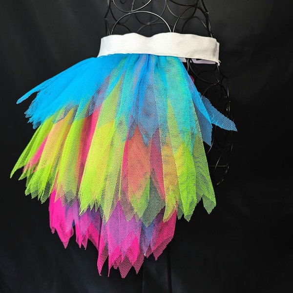 Ready To Post - Rave Half Tutu Bustle Spikey Neon Adult Tutu Neon Tutus Raver Hen Party Accessories