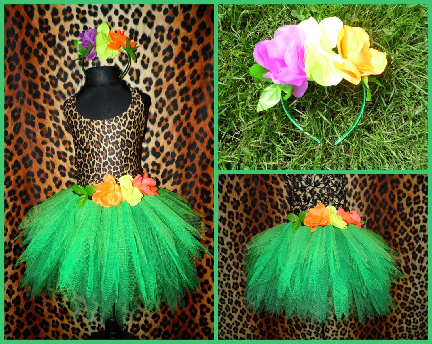 Memoria lema escala Disfraz de Katy Perry Roar para niñas Jungle Tutu Green Forest - Etsy México