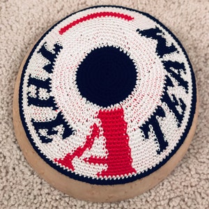 New, handmade crocheted kippah