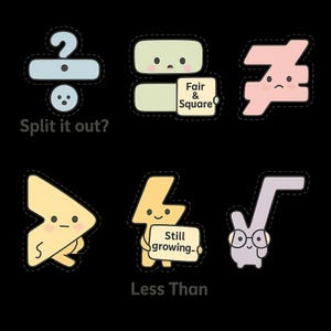 Equal Cute Math Kawaii Math Helpers – 57 Cute Math Tool Clipart for Classroom ...
