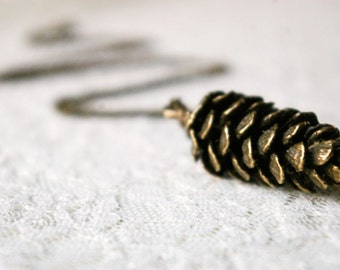 Pine Cone Necklace.