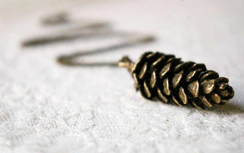 Pine Cone Necklace. image 1