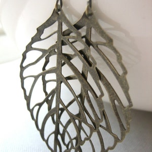 Falling leaf earrings. image 3