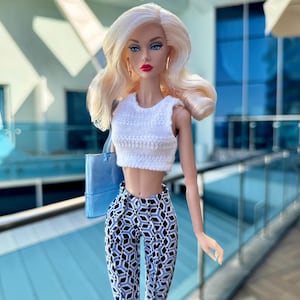 1:6 12&quot; Fashion dolls /Integrity Toys FR dolls Blue Trousers