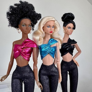 1:6 12&quot; fashion dolls clothes /Fashion Royalty dolls Twisted Top and Trousers
