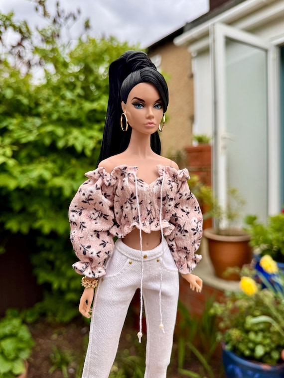 1:6 12" Fashion dolls / FR Integrity Toys dolls Blouse and Jeans