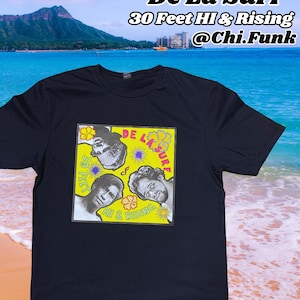 Camiseta De La Surf Camiseta De Surf & Urban Hip Hop impresa en Hawaii Edición limitada con estilo playero - Tributo a Duke Kahanamoku, Eddie Aikau y Ben Aipa