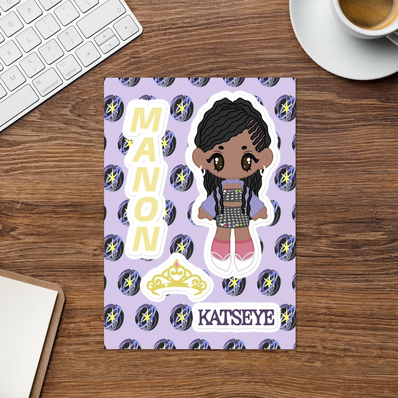 KATSEYE Manon Sticker Sheet - Etsy