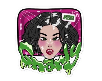 Katseye Gnarly ステッカー：Kpop風ビニールデカール - Etsy 日本